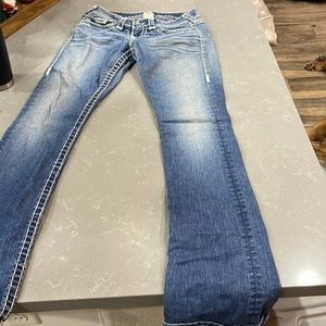 True Religion, bootcut, stained showed in picture, RN#112790